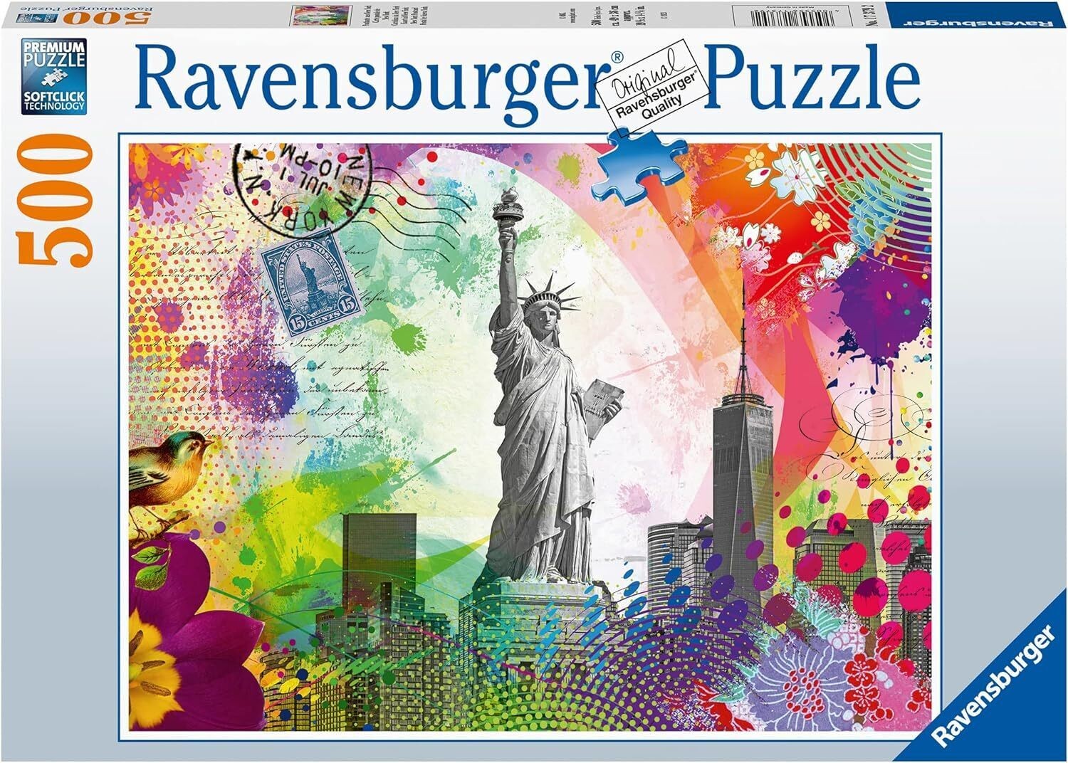 New York Postcard - 500pc Ravensburger Jigsaw