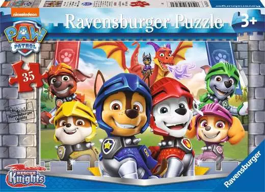 Paw Patrol Rescue Knights Ravensburger Puzzle 35pcs