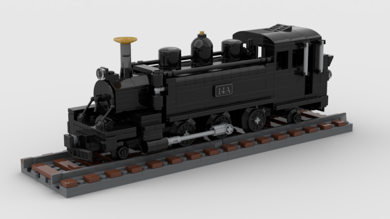 Puffing Billy Steam Locomotive Custom LEGO Steam Train Model