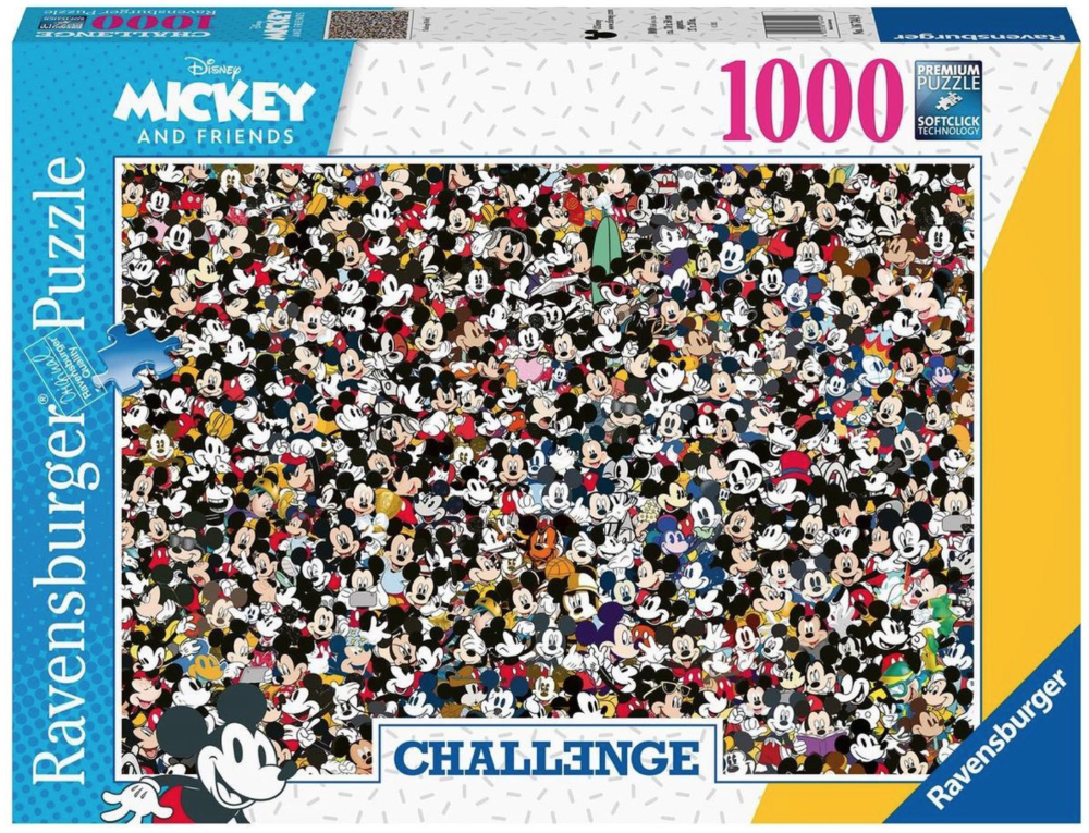 Challenge Mickey 1000pc Ravensburger Jigsaw