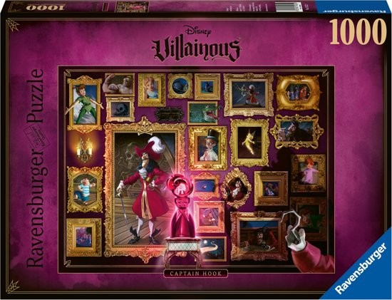 Disney Villainous Captain Hook 1000pc Ravensburger Jigsaw