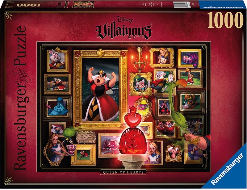 Disney Villainous Queen of Hearts 1000pc Ravensburger Jigsaw