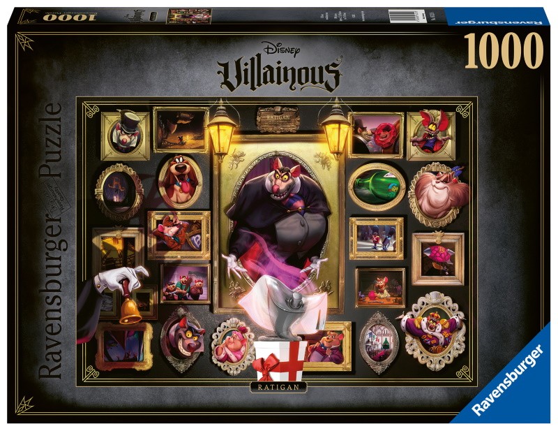 Disney Villainous Ratigan 1000pc Ravensburger Jigsaw