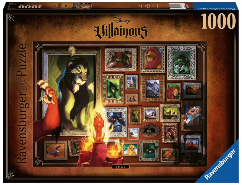 Disney Villainous SCAR 1000pc Ravensburger Jigsaw