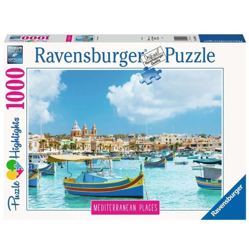 Mediterranean Malta -1000pc Ravensburger Jigsaw