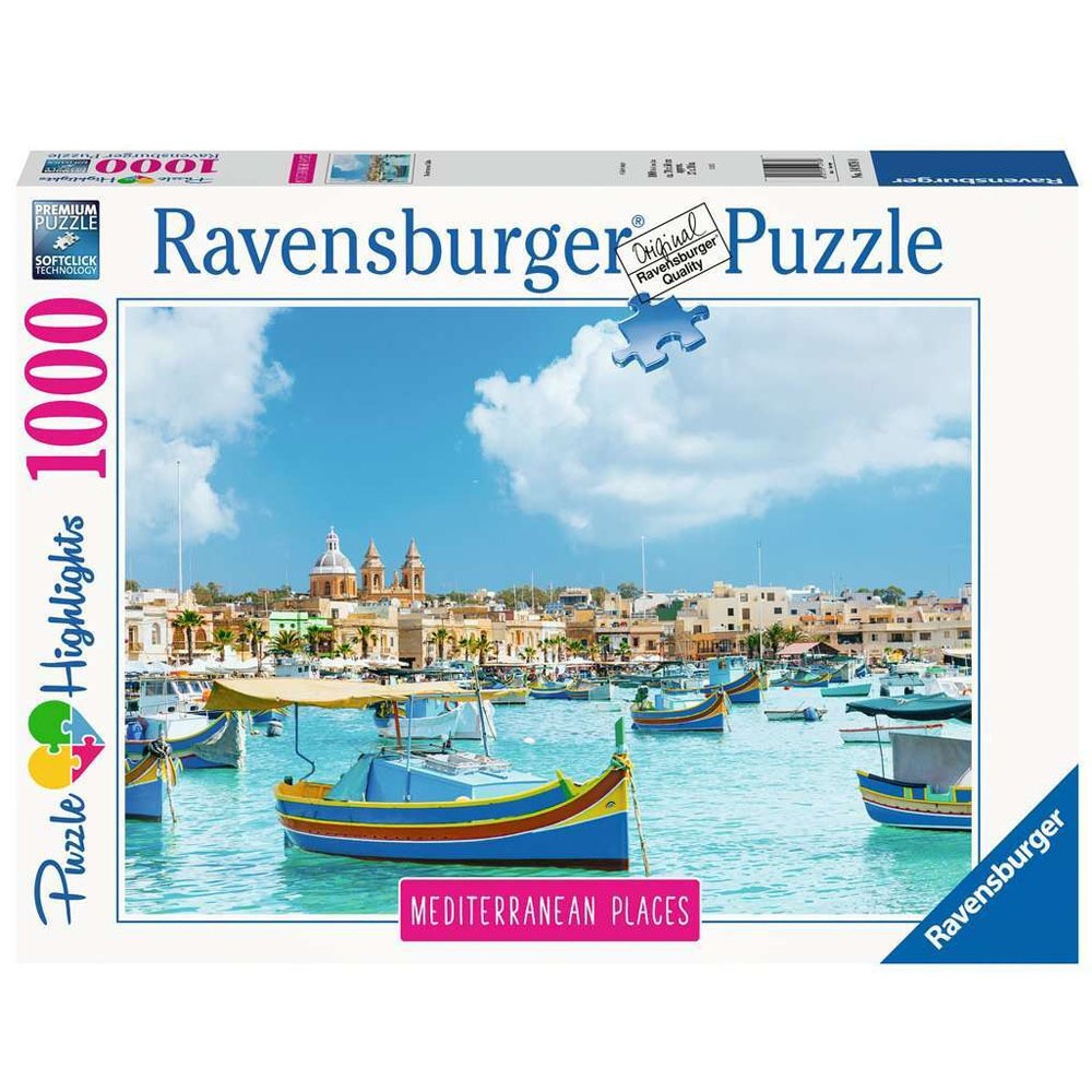 Mediterranean Malta -1000pc Ravensburger Jigsaw
