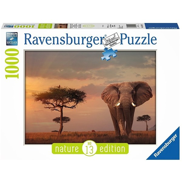 Elephant of the Massai Mara 1000pc Ravensburger Jigsaw