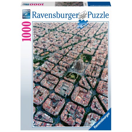 Barcelona von Oben 1000pc Ravensburger Jigsaw