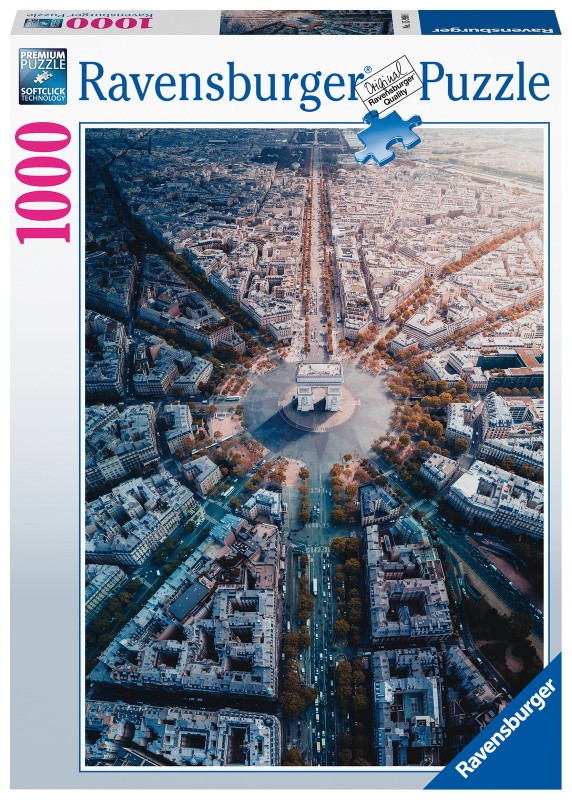Paris from Above 1000pc Ravensburger Jigsaw