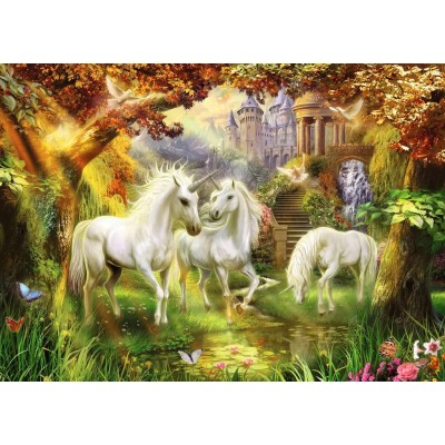 Unicorns in the Forest 1000pc Ravensburger Jigsaw