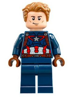 Captain America - Detailed Suit - Dark Brown Eyebrows