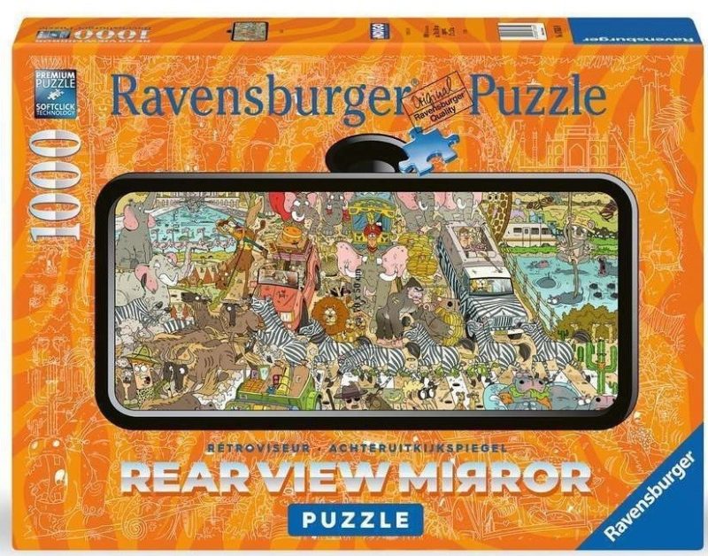 Safari Rear View Mirror - Ravensburger 1000pc Jigsaw