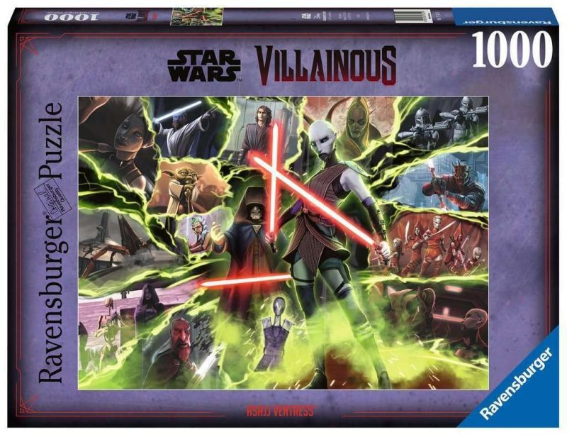Star Wars Villainous Asajj Ventress 1000pc Ravensburger Jigsaw