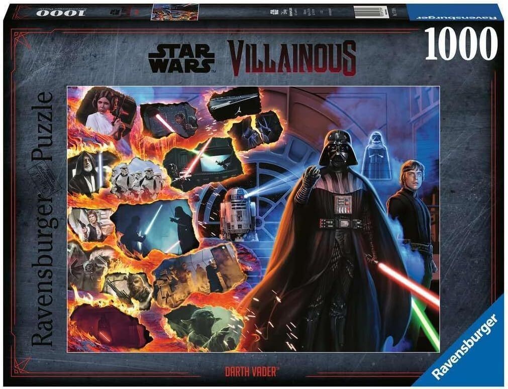 SW Villainous Darth Vader 1000pc Ravensburger Jigsaw