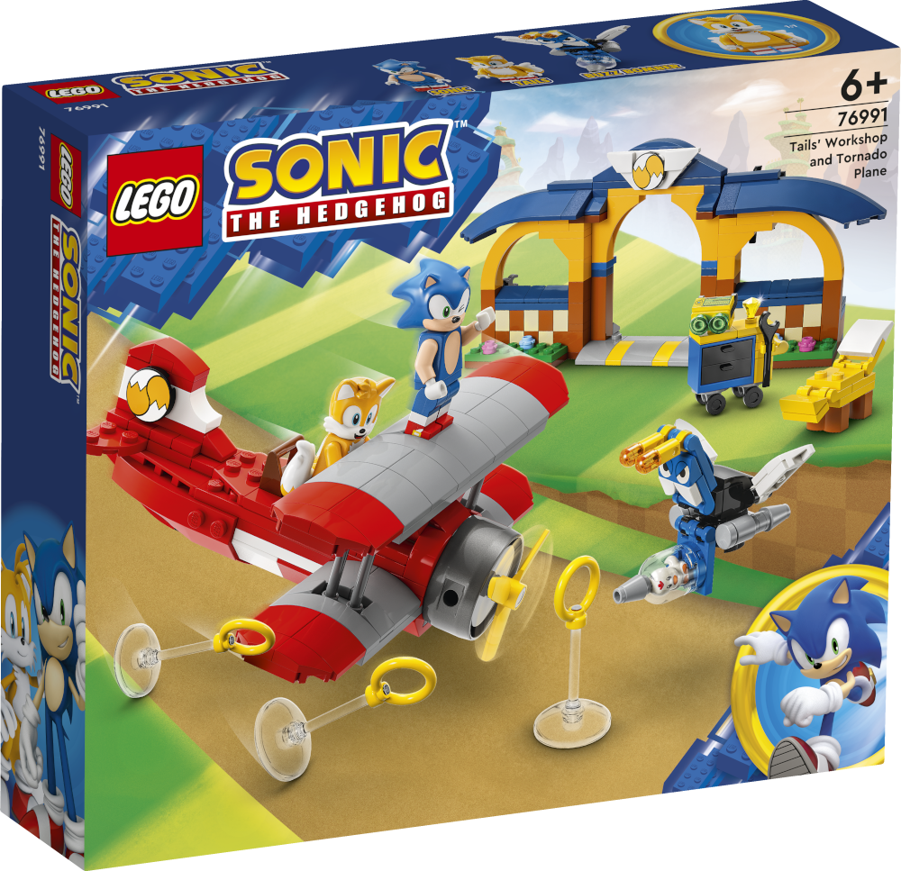 Tails' Workshop and Tornado Plane