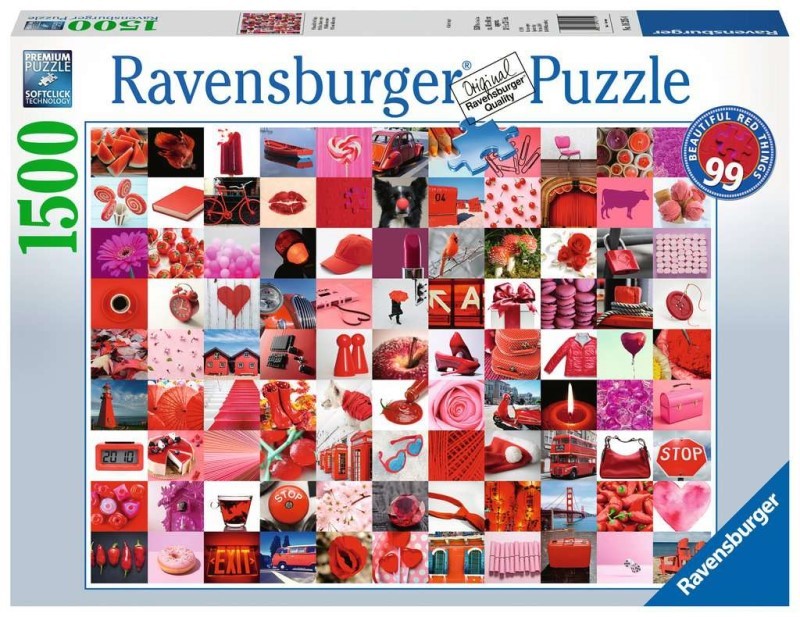 99 Beautiful Red Things 1500pc Jigsaw 162154