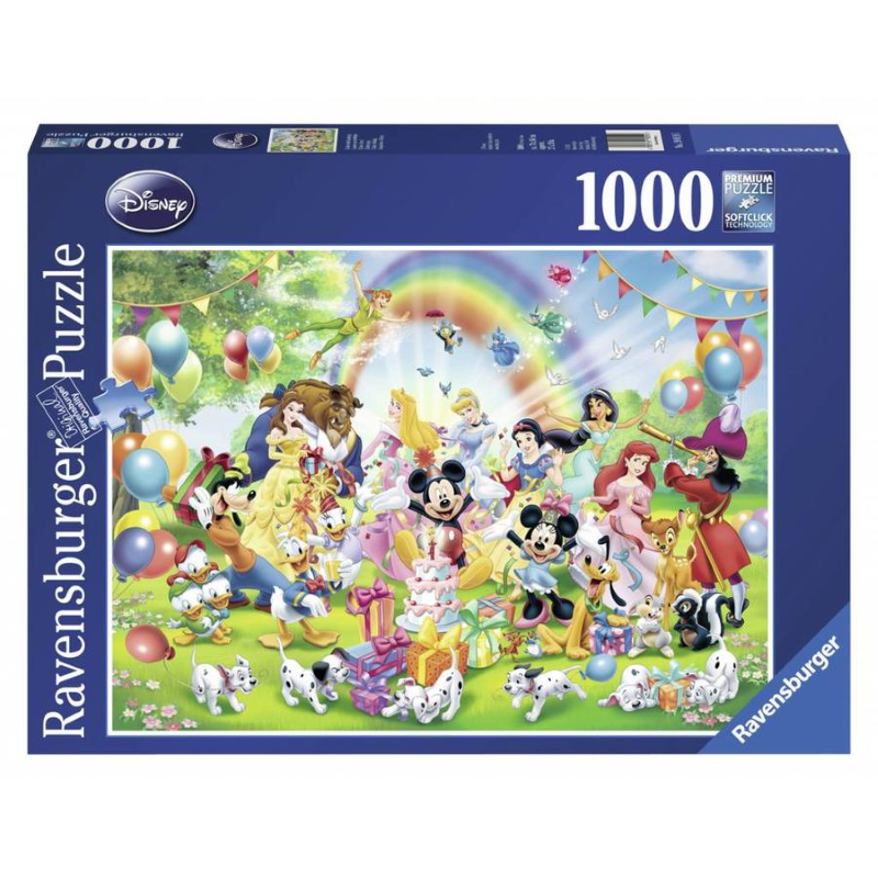 Disney Mickey's Birthday Puzzle  1000pc Ravensburger Jigsaw