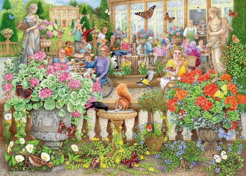 The Orangery - Cosy Cafe Collection Ravensburger 1000pc Jigsaw