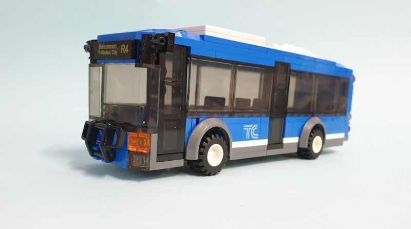Transport Canberra Bus Custom LEGO Model