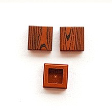 Wood tile 1x1 (reddish brown colour)