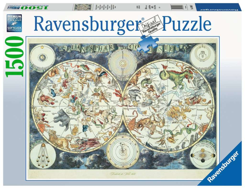 World Map of Fantastic Beasts Ravensburger 1500pc Jigsaw
