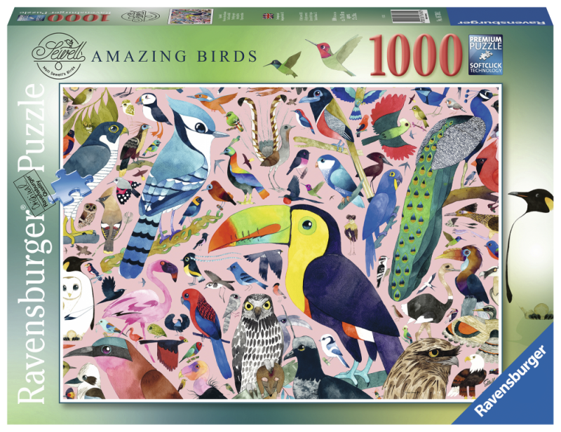 Amazing Birds - 1000pc Ravensburger Jigsaw
