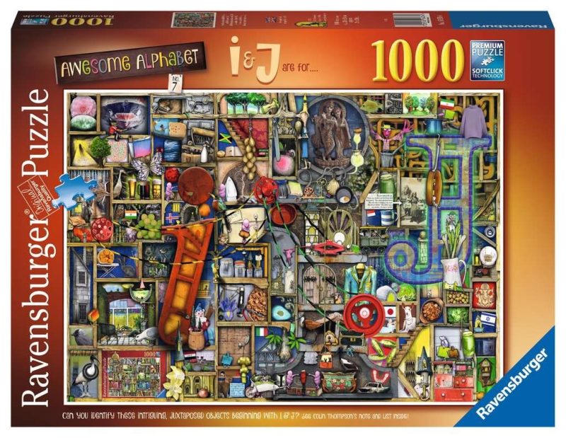 Awesome Alphabet I & J - Ravensburger -1000pc Jigsaw