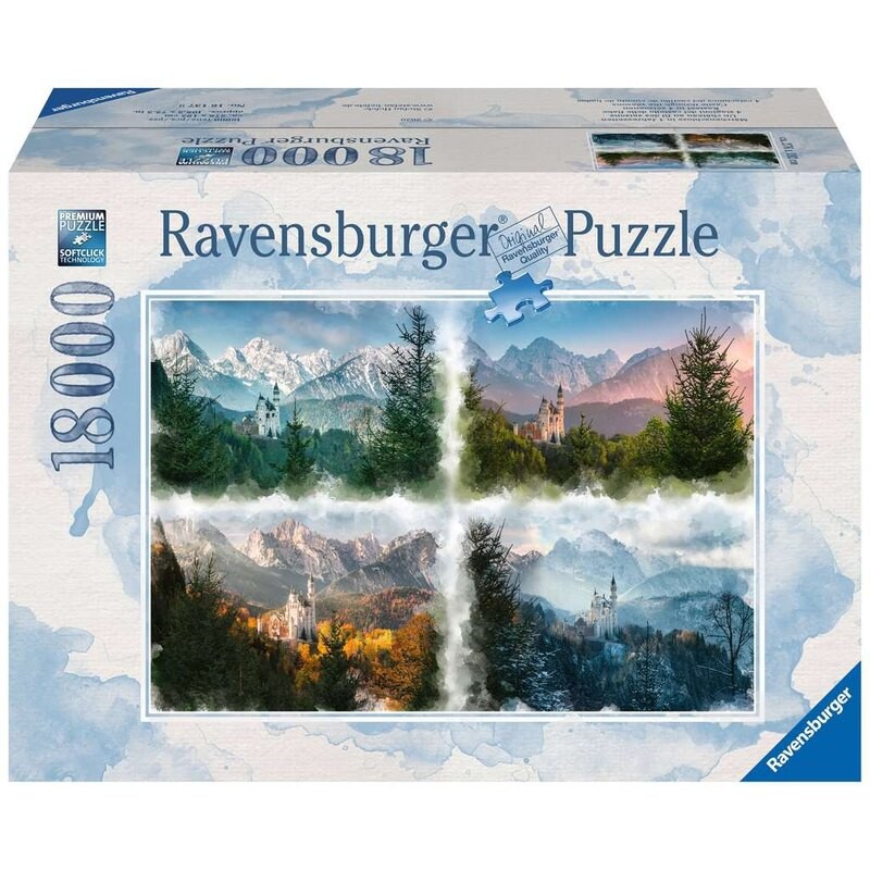 Castle Through the Seasons Ravensburger Puzzle 18000pc