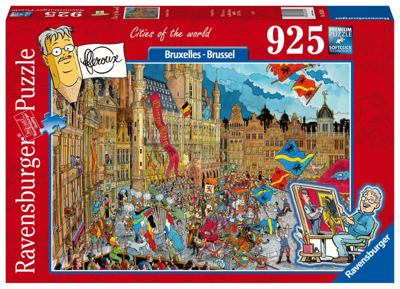 Fleroux Cities of the World - Brussels- 925pc Ravensburger Jigsaw