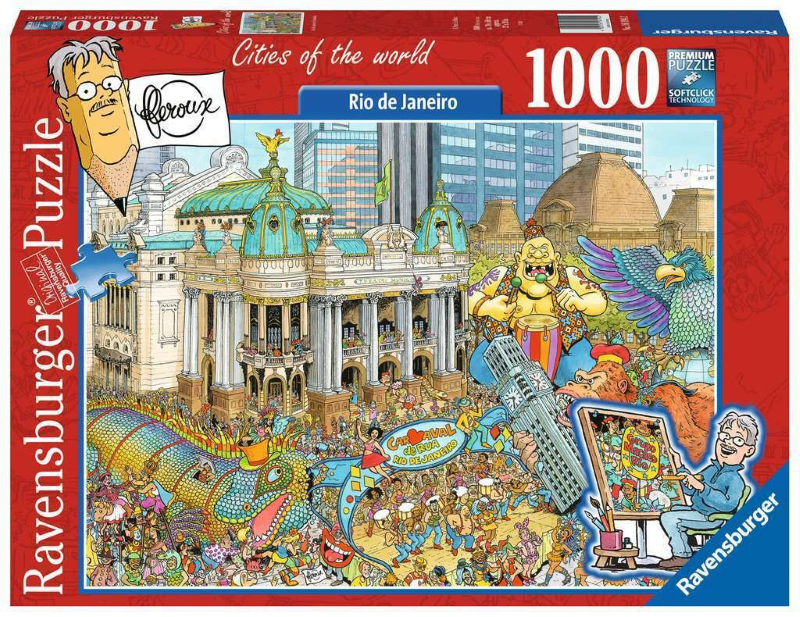 Fleroux Cities of the World - Rio de Janeiro 1000pc Jigsaw