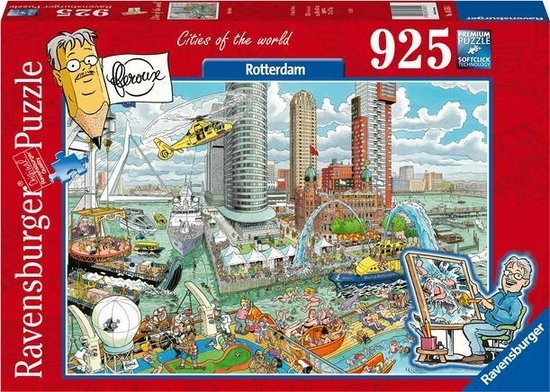 Fleroux Cities of the World - Rotterdam - 925pc Ravensburger Jigsaw