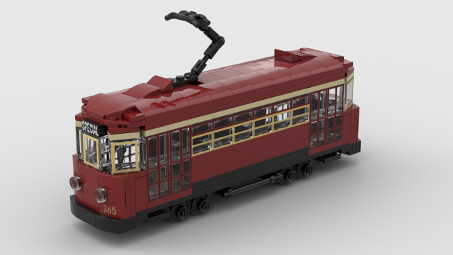 Glenelg Tram Custom LEGO Model