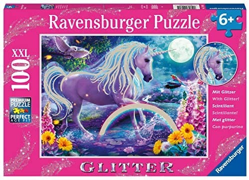 Glitter Unicorn Ravensburger Puzzle 100pc XXL