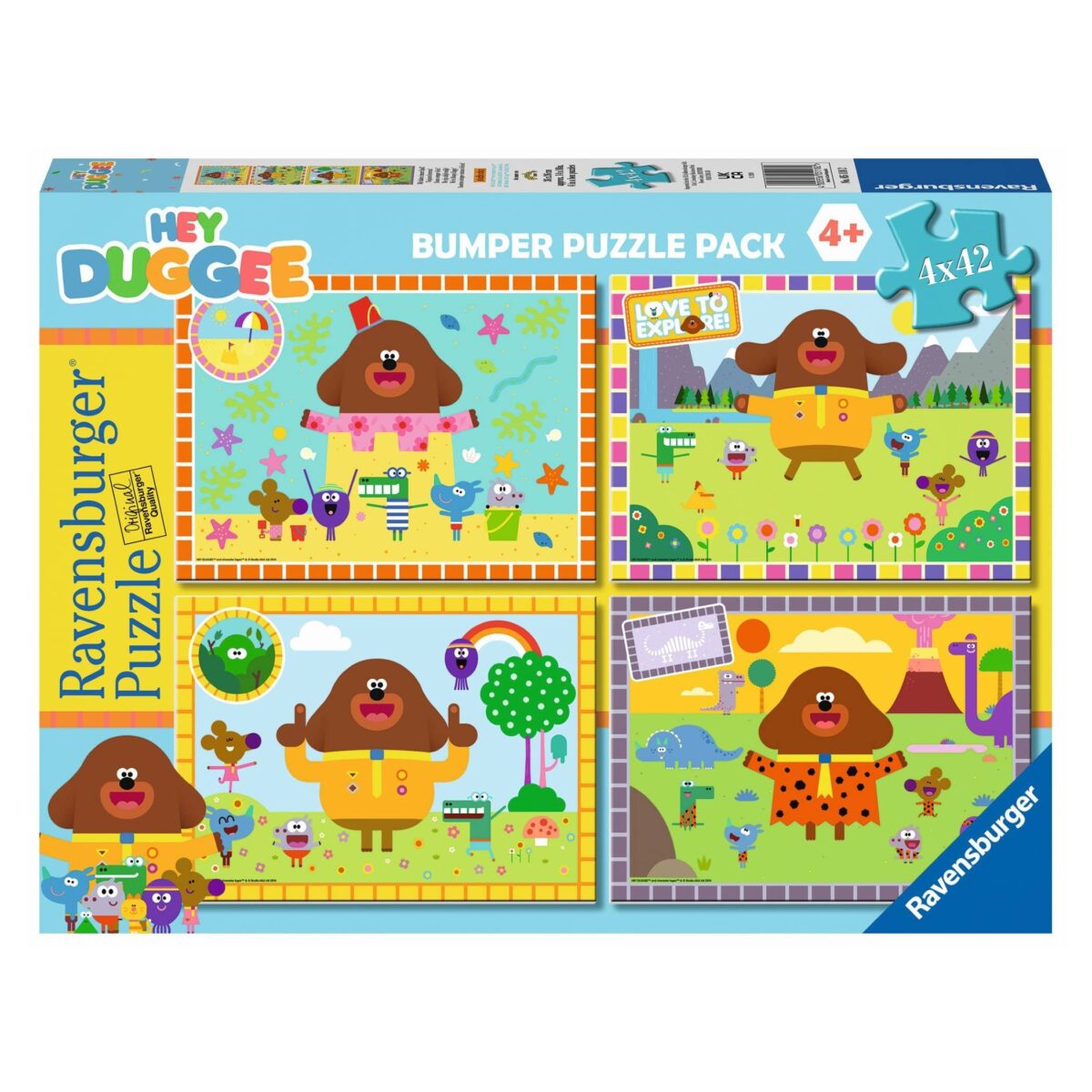 Hey Duggee - We're Always Happy! - 4x42 pcs Ravensburger  Jigsaw