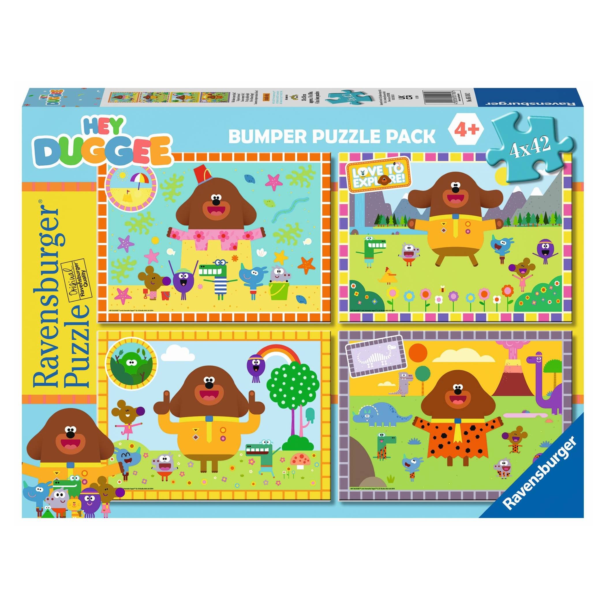 Hey Duggee - We're Always Happy! - 4x42 pcs Ravensburger Jigsaw