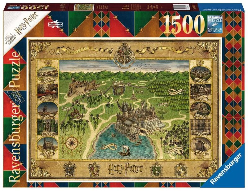 Hogwarts Map -1500pc Ravensburger Jigsaw