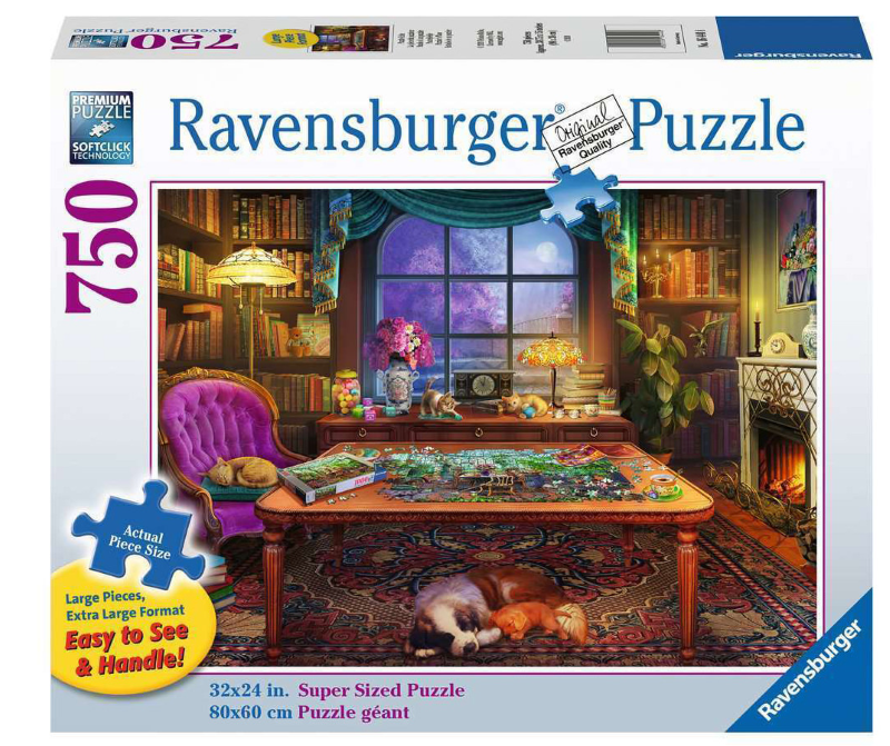Puzzler's Place 750pc Large Format Ravensburger Puzzle