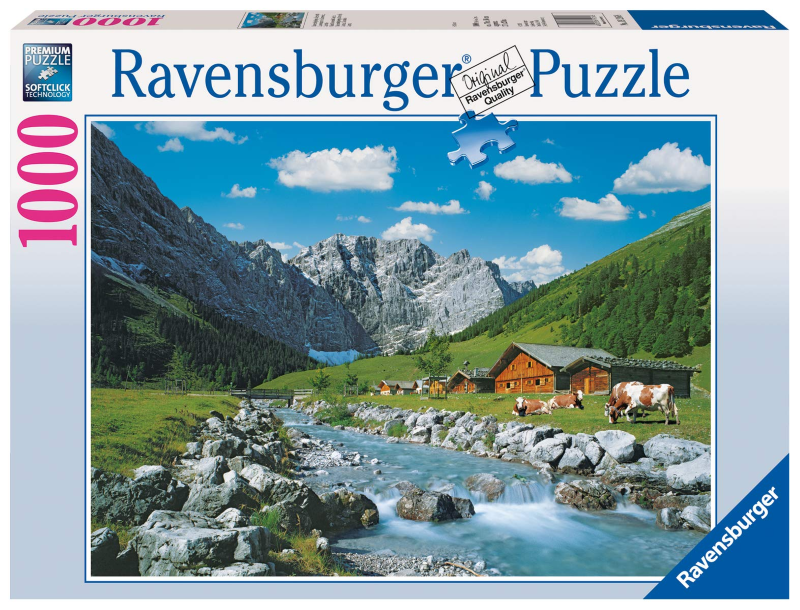 Austrian  Mountains -1000pc Ravensburger Jigsaw