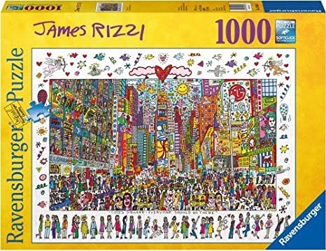 James Rizzi Times Square -1000pc Ravensburger Jigsaw