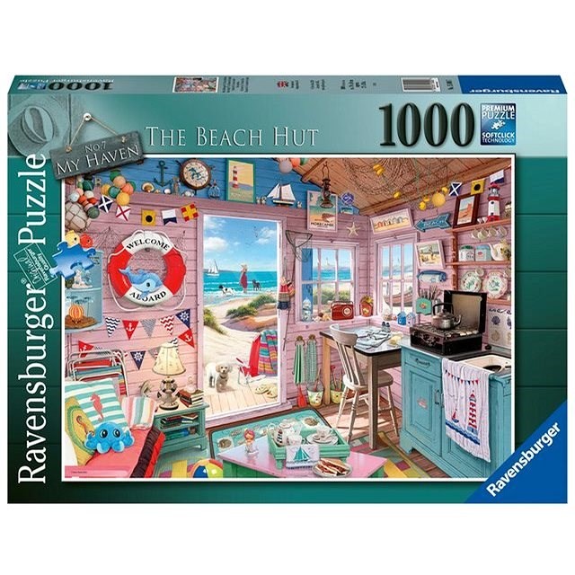 The Beach Hut -1000pc Ravensburger Jigsaw