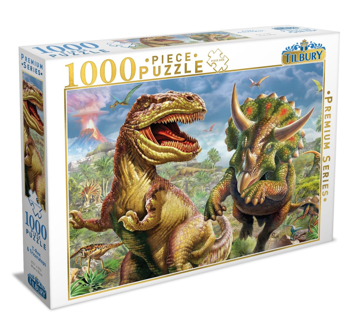 T-Rex & Triceratops - Tilbury 1000pce Puzzle