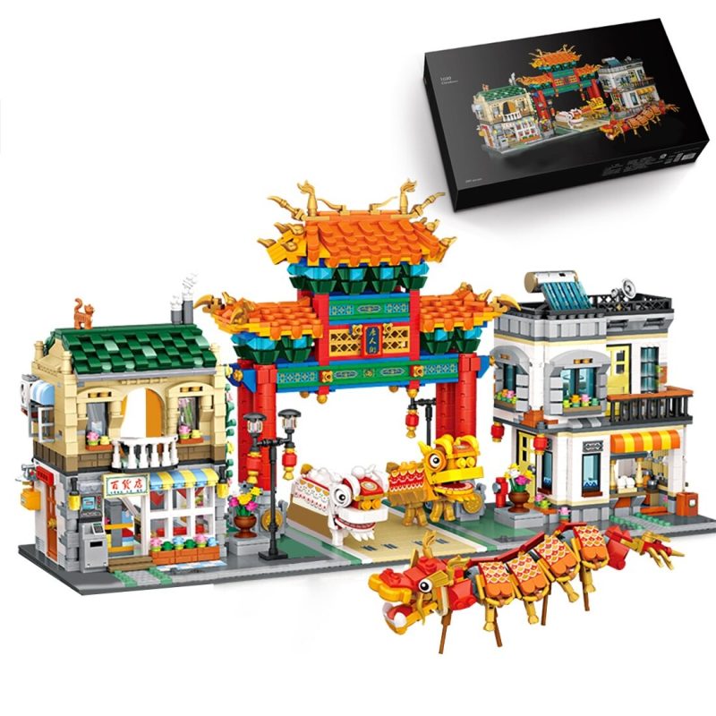 Tang's Street Chinatown - LOZ Mini building set