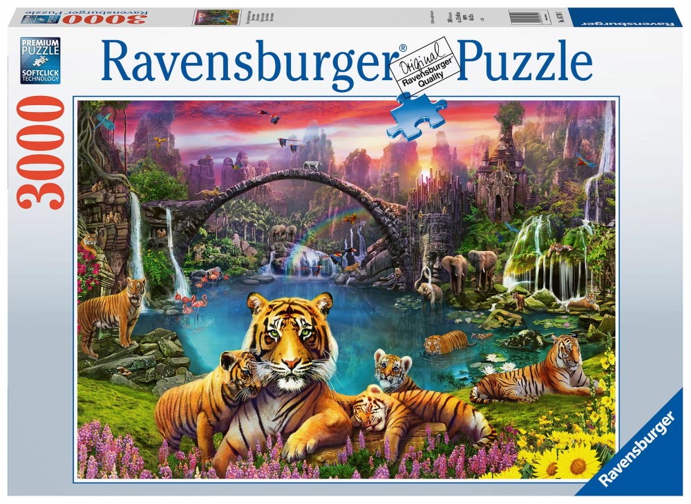 Tigers in Paradise 3000 pcs Ravensburger Puzzle