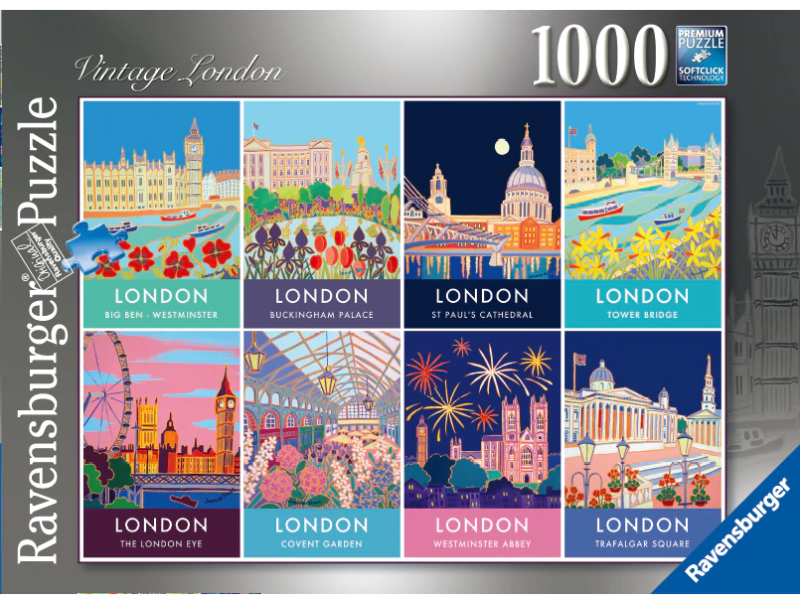 Vintage London - 1000pc Ravensburger Jigsaw