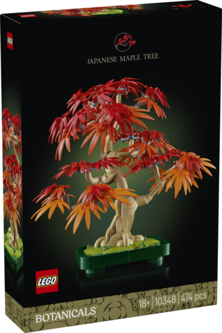 LEGO® Botanicals Japanese Red Maple Bonsai Tree Plant Decor 10348