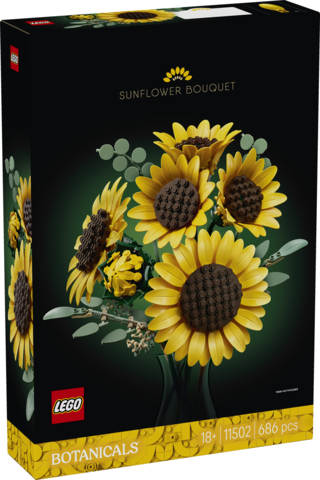 LEGO® Botanicals Sunflower Bouquet Flower Decor 11502