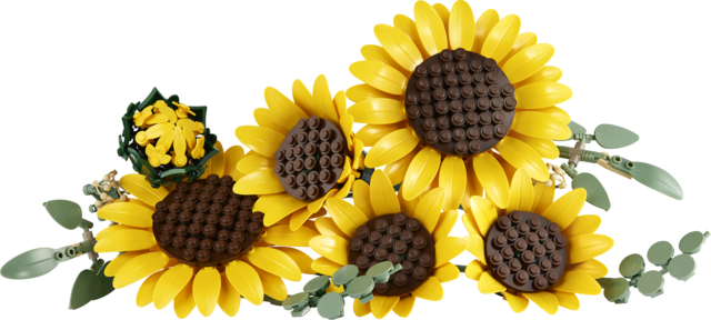 LEGO® Botanicals Sunflower Bouquet Flower Decor 11502 - Image 2