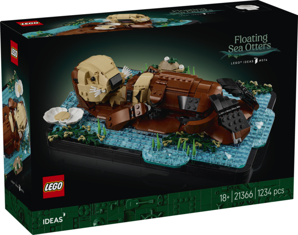 LEGO® Ideas Floating Sea Otters Building Set 21366