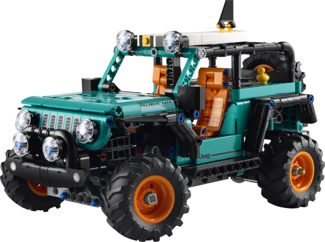 LEGO® Technic™ Jeep® Wrangler Rubicon SUV Building Kit 42227 - Image 2