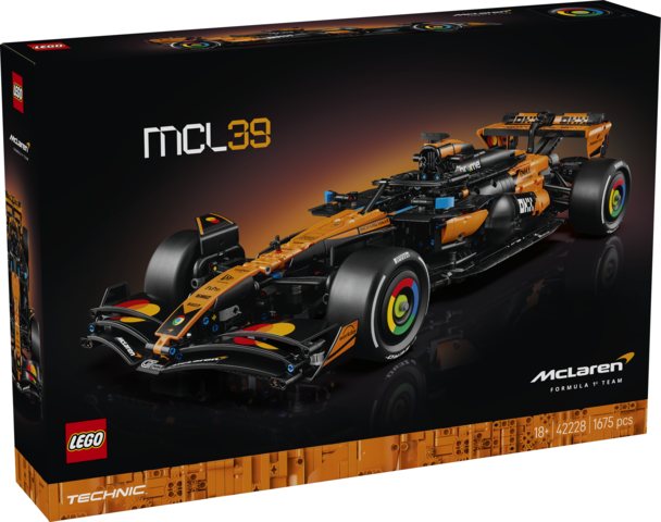 LEGO® Technic™ McLaren MCL39 F1® Car Building Set Gift 42228